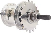 Sturmey Archer 2-versnellingsnaaf - Automatische A2-naafversnelling - 36 gaten - Zilver