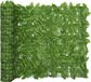 vidaXL Balkonscherm met groene bladeren, 500 x 100 cm