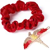 The Carat Shop Harry Potter Fawkes Haaraccessoire Scrunchie Set - Roze goudkleurig