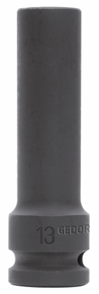 Gedore Rode Slagdop 1/2" 12mm 6-kantig Lang
