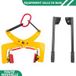 Waobdla Pinces de levage de pierre 280kg / 617.29lbs Pince de levage de pierre verticale Pinces de levage de pierre lourde Ouverture 3.15-11.81in pour le transport de levage