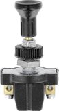 Restagraf Trekschakelaar, 2 klemmen, 8,3 mm boordiameter, 0,7 tot 7,5 mm, stijging, 12 V, 10 A, 1 stuk, grijs