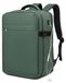 Sac à dos pour ordinateur portable pour hommes - Sac à dos d'affaires - Compartiment rembourré pour ordinateur portable de 39,6 cm - Imperméable - 20 litres - Polyester - Vert