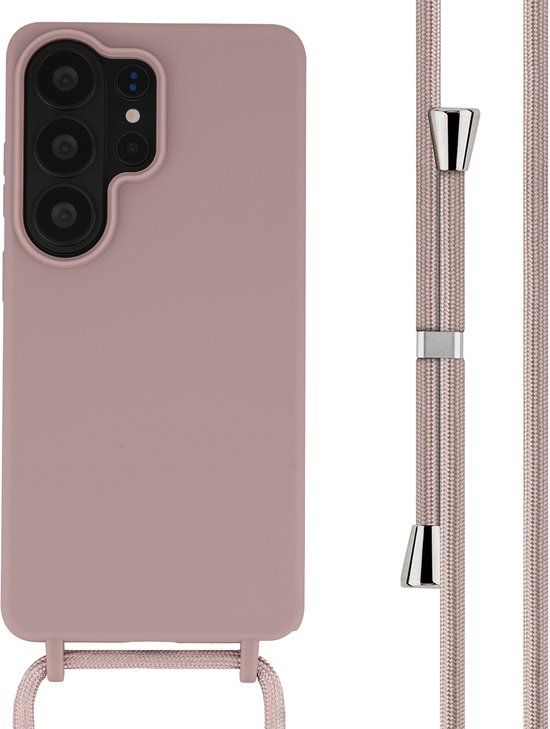 imoshion Siliconen hoesje met koord voor de Samsung Galaxy S26 Ultra - Sand Pink