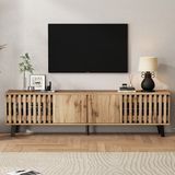 MODFU - Tv-meubel - 180 x 40 x 55 cm - Naturel