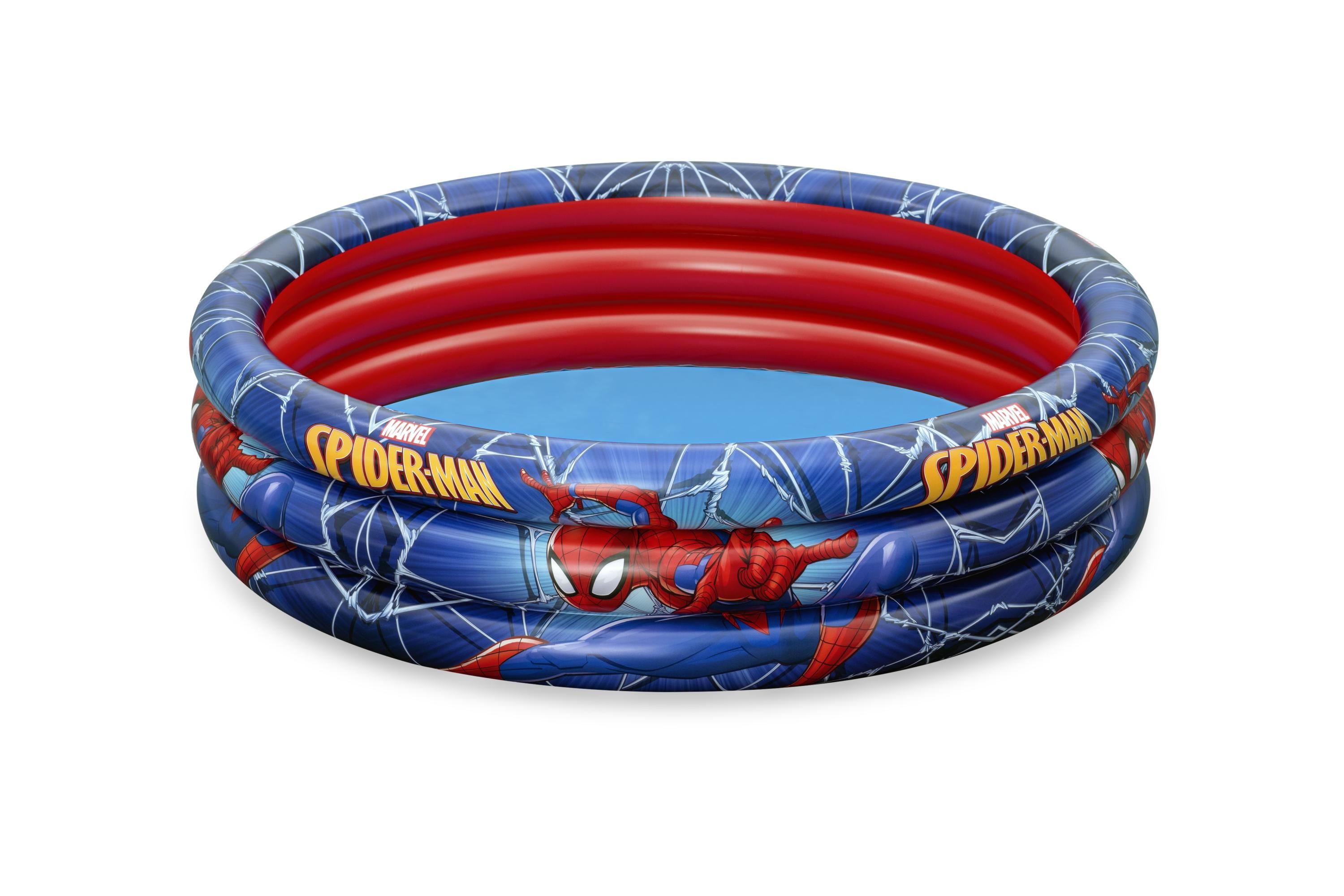 Bestway Spider-Man Kinderbad - 122cm - Rood/Blauw