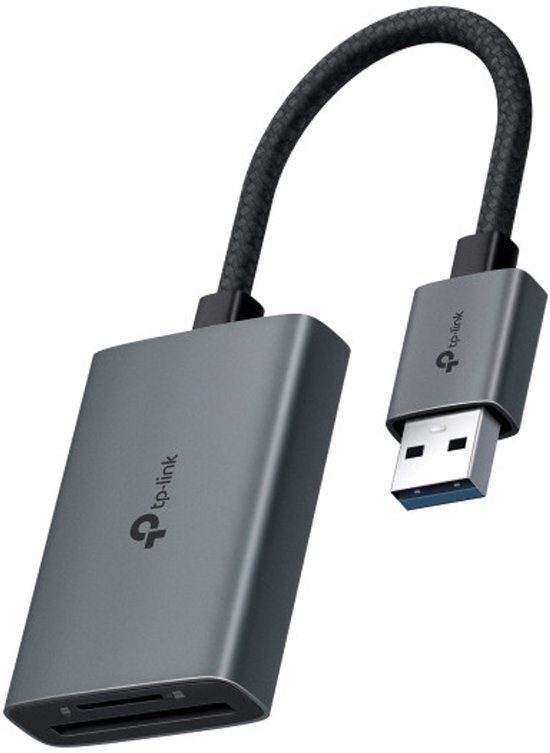TP-Link UA430 geheugenkaartlezer USB 3.2 Gen 1 (3.1 Gen 1) Type-C Zwart