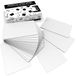 Attractivia Dry Erase Magnetische Etiketten 14,2 x 9,4 cm, Dry Erase Magneten, 36 stuks, Wit Uitwisbare Schrijfkaarten, voor Kantoor, Onderwijs, Thuis, Whiteboard