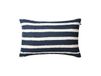 Chhatwal & Jonsson Coussin extérieur Block Stripe 40x60 cm Blue-off white