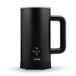 mPTech huslog Mousseur à lait électrique avec chauffage 500 W, 4 positions (chaud et froid), 300 ml réchauffement/150 ml mousse de lait, arrêt automatique, pour cappuccino, latte et lait végétal, noir