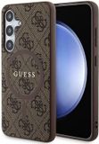 Guess 4G Back Case (MagSafe Compatible) - Geschikt voor Samsung Galaxy S24 (S921) - Bruin