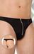 SoftLine Collection - Sexy heren string met sluiting aan de voorkant zwart M/L
