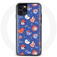 Maniacase Hoesje voor iPhone 13 Pro Max BTS Bangtan Sonyeondan BT21 Kerstmis 2023