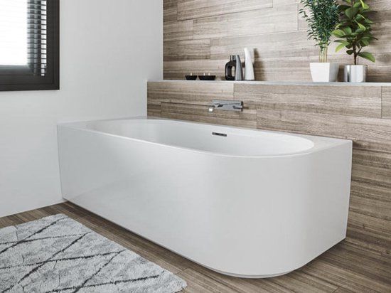 Riho Desire Corner Right Bath Acrylic 184x84 cm White incl. bath legs & drain