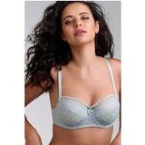 Marlies Dekkers Mariposa Sparkling Iridescent Aqua Balcony Bra Taille: 85B