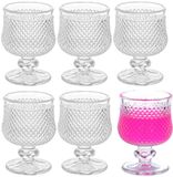 Alessandro Luxe Shotglaasjes Verona - 6 stuks - Glas - 60 ml