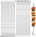 Brochettes - Acier inoxydable - 20 pièces - 35cm