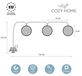 CozyHome lanterne LED, énergie solaire, guirlande lumineuse d'extérieur
