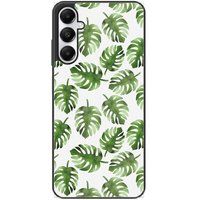 Samsung Galaxy A05S Versterkt hoesje met sublimatie bedrukking - Monstera bladeren