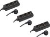 Meister Tido 7430540 Stekkerdoos - 3-delig - 3-voudig - 3 m kabel - Noir - IP20 - Intérieur - Multiprise