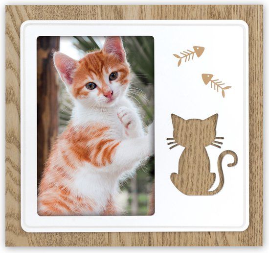 ZEP Duchessa - Fotolijst - 10x15 cm - Hout - Wit/Bruin - ZX246