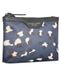 Gillian Jones Makeup Purse Blue Leopard