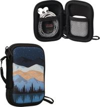 kwmobile hoesje voor draadloze oordopjes - Compatibel met in-ear Headphones - In Sterrenhemel