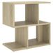 VidaXL Nachtkastje 50x30x51,5 cm bewerkt hout sonoma eikenkleurig