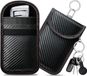 ALIROEN POWER GmbH Housse de blocage de signal RFID - 2 Pièces - Pochette Faraday en fibre de carbone - Protection pour clé de voiture noire