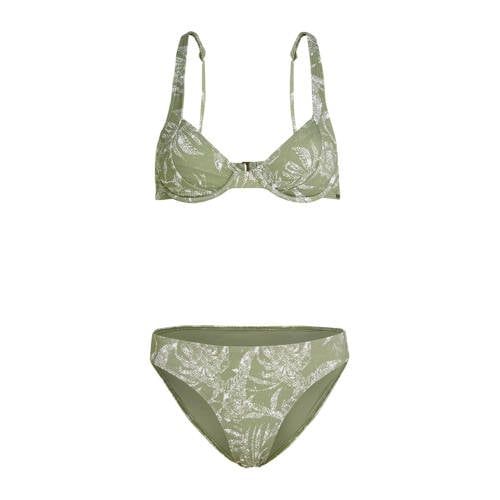 O'Neill voorgevormde beugel bikini set Saltwater Elsie Rita groen/wit