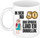 Bellatio Decorations Verjaardag cadeau mok 50 jaar - luid en duidelijk oma - bruin -Sarah