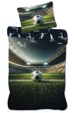 4KidsOnly Brandmac Aps Dekbedovertrek - voetbal - Meerkleurig - Katoen - 140x200 cm - Kinderen - Juventus
