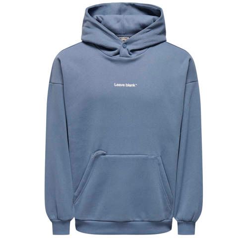 ONLY & SONS Oversized Hoodie - Indigo