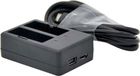 SJCAM Serie Sj6000 Dubbele Acculader Silber
