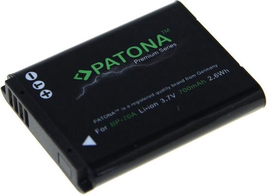 Patona Premium Battery for Samsung ES-65, ES-70, PL-80, PL-100, SL-50