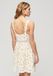 Superdry Cami jurk met V-hals en kanten afwerking Dames Jurken