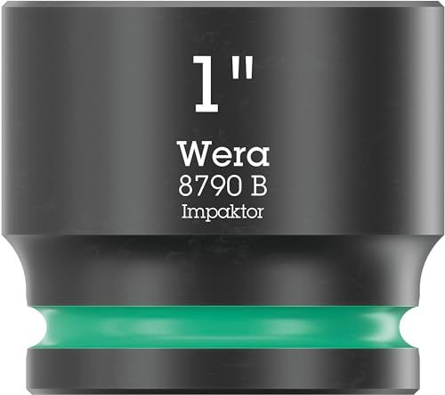 Wera 05005526001 8790 B Impaktor dopsleutelinzetstuk met 3/8 inch aandrijving, 1" x 32 mm