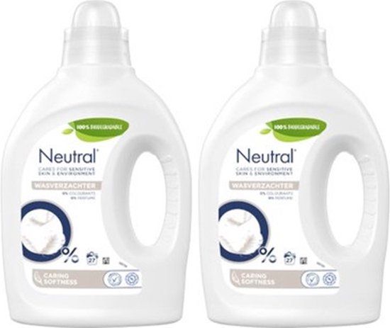 Neutral Wasverzachter - 1500 ml - Ongeparfumeerd - 2x750 ml