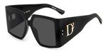 GAFAS Dsquared2 D2 0096/S Black 56/17/140 Vrouwen Zonnebril