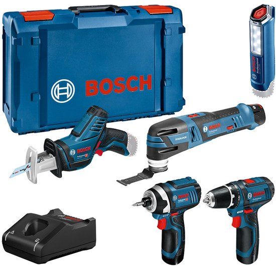 Bosch Professional 12V 5-Delige Accu Combiset - 0615990N1D