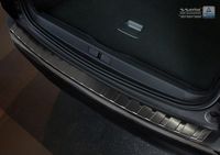 Zwart Avisa Zwart RVS Achterbumperprotector passend voor Peugeot 3008 II 2016- 'Ribs'