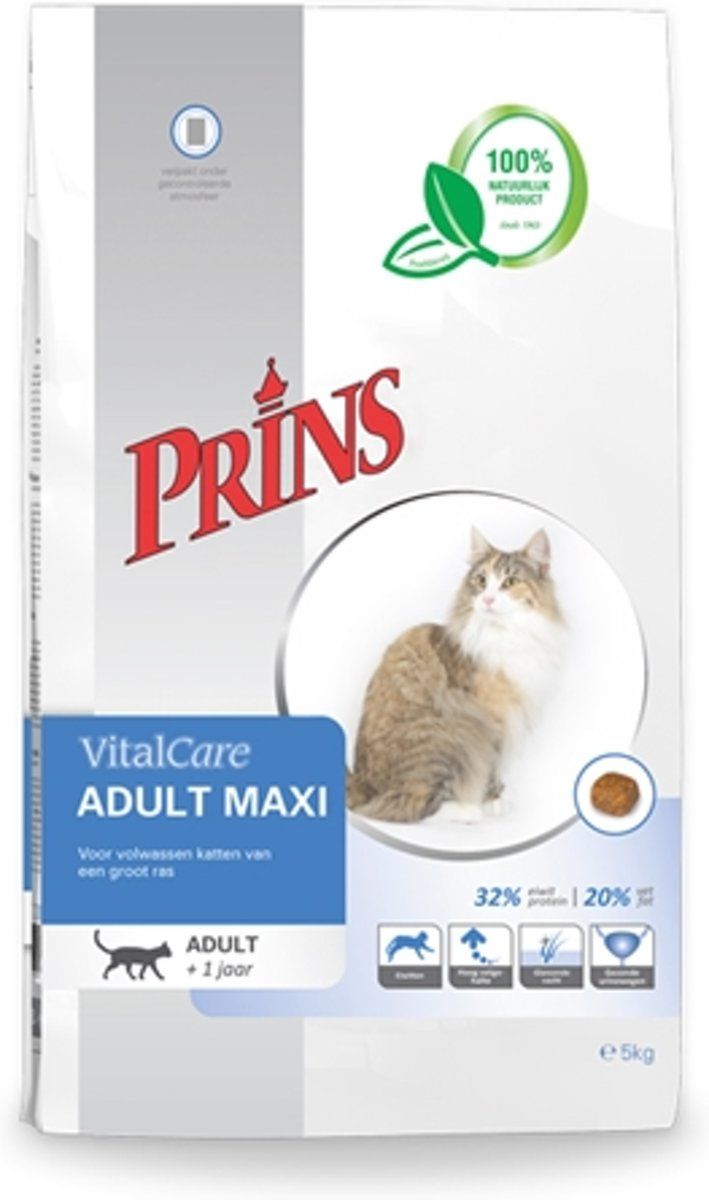 Prins VitalCare Adult Maxi - Gevogelte - Kattenvoer - 1.5 kg