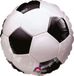 Amscan Voetbal FolieBallon Zwart/Wit