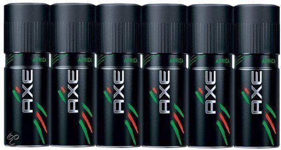 AXE Africa Deodorant 6 stuks Voordeelverpakking