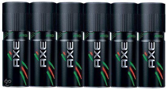 AXE Africa Deodorant - 6 stuks Voordeelverpakking - 900ml