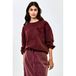 CKS sweater met borduursels - donkerrood