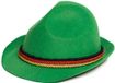Partychimp Tiroler Hoed - Vert - Feutre - Oktoberfest - Unisexe - Adultes