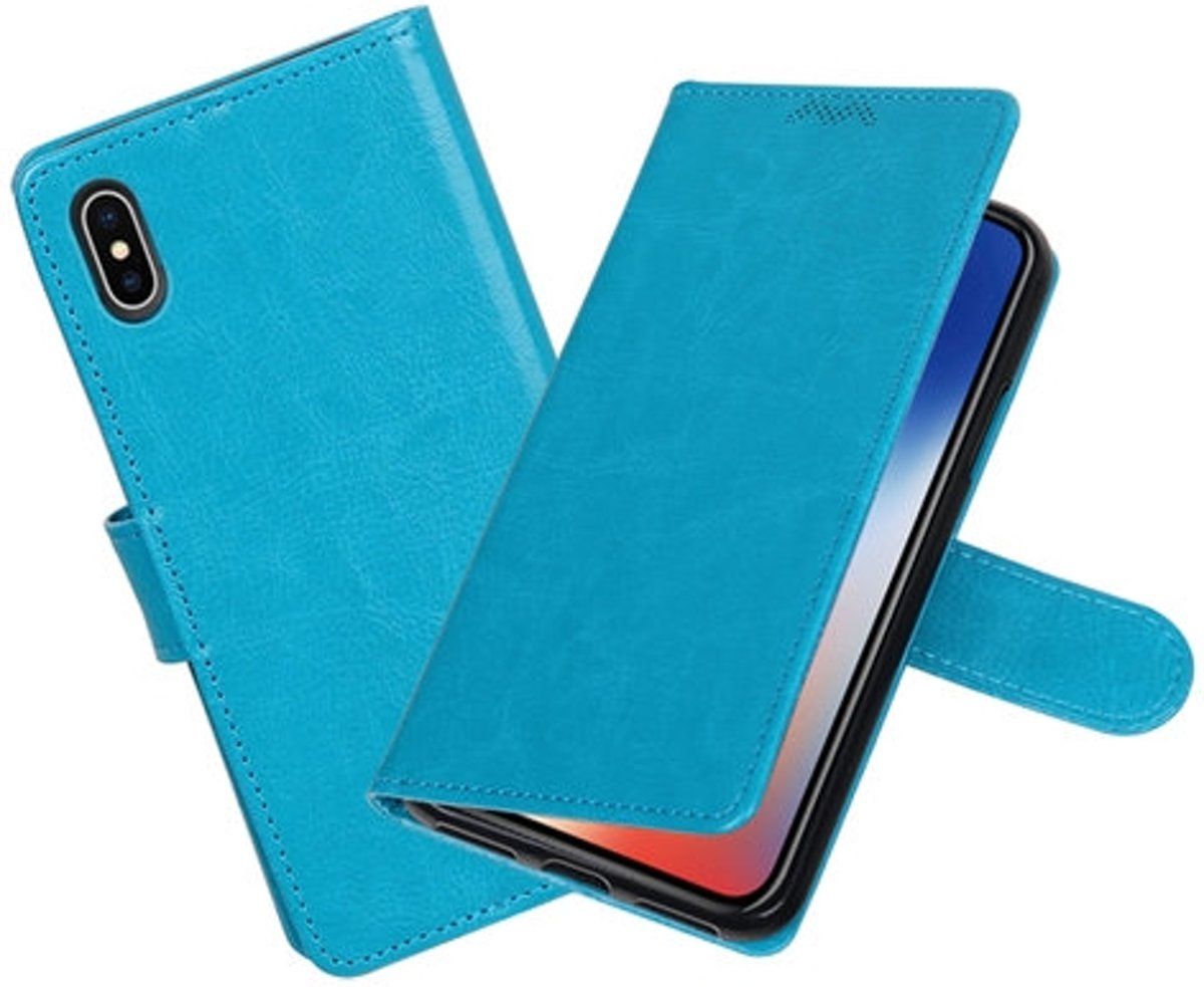 Best Cases .nl Turquoise Portemonnee booktype hoesje Apple iPhone X