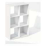 Furinno Pelli Kubieke opbergkast, boekenkast, boekenplank, 6-kubus, wit