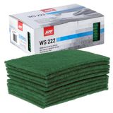 APP Schuurvlies WS 222, 150 x 230 mm, groen, grof voor hout, metaal, staal en roestvrij stalen schuurmachines - korrel 240-280
